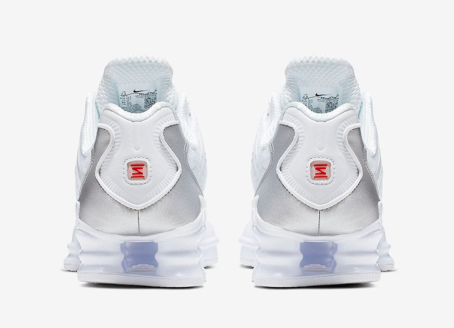 Nike Shox TL White Metallic Silver