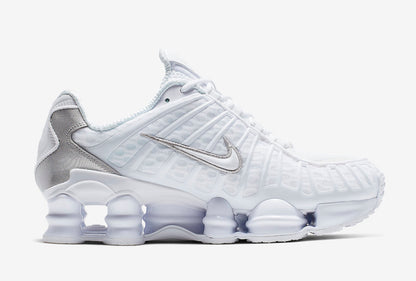 Nike Shox TL White Metallic Silver